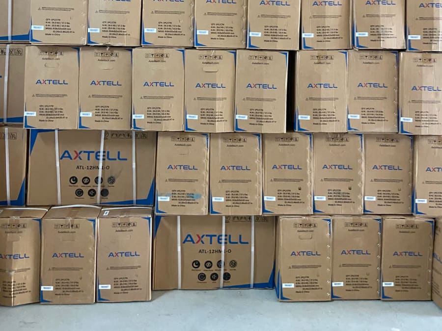 Compra de componentes para aires acondicionados en China
